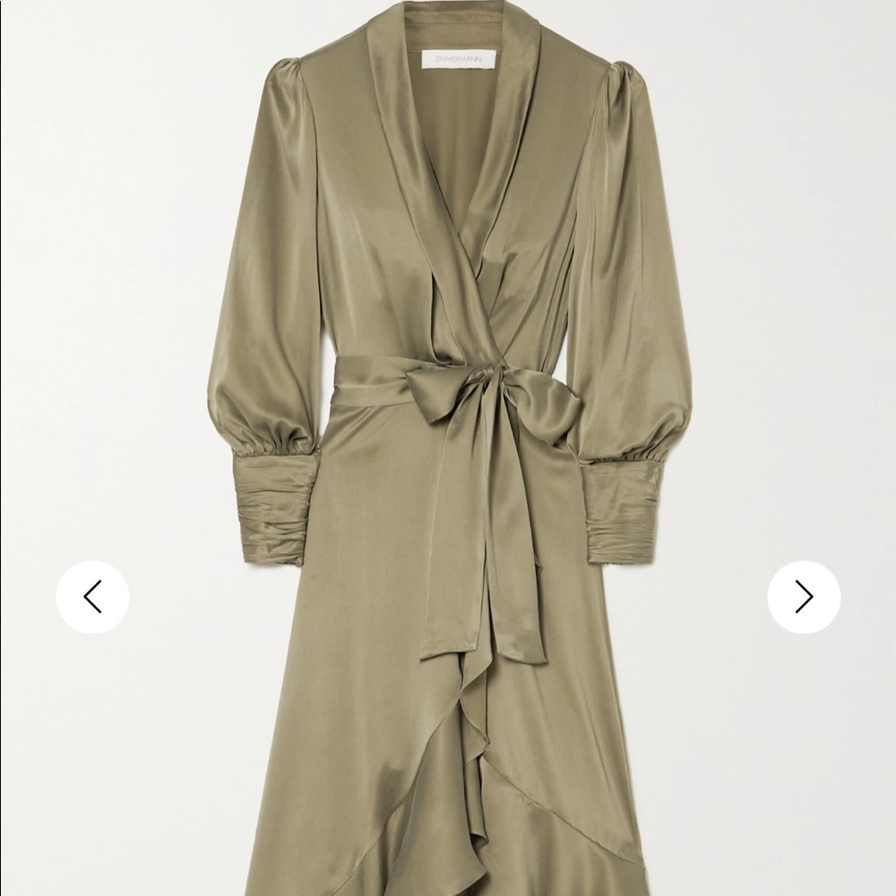 Zimmermann Silk Wrap Dress